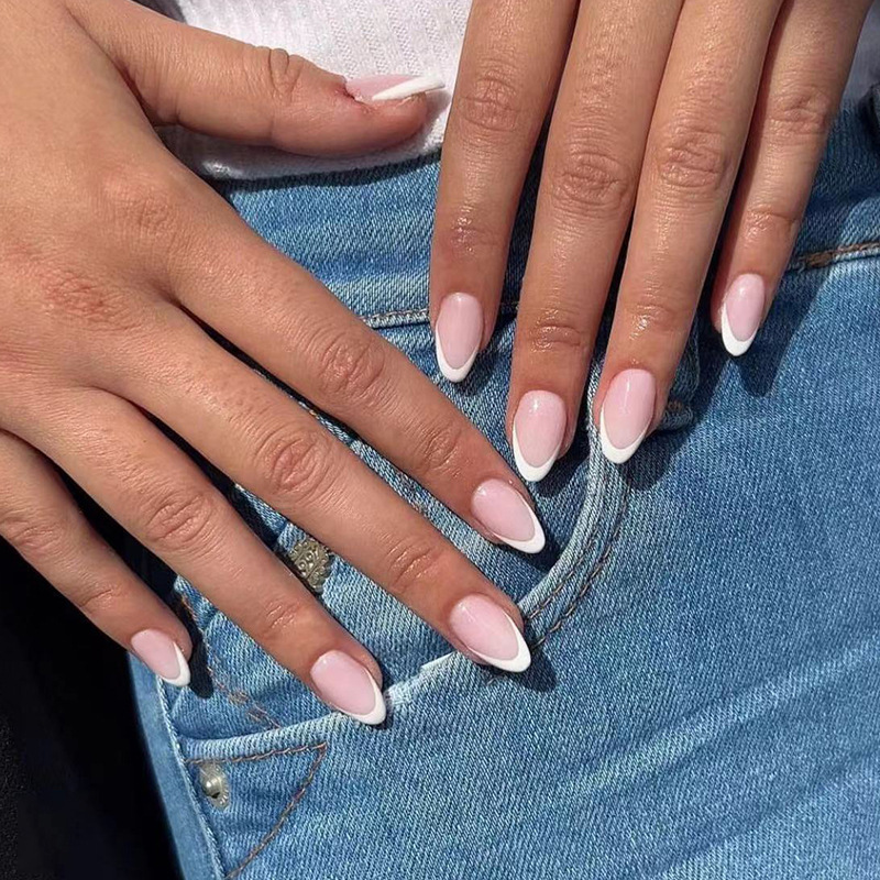 Nail Art Simple - 24개입 착용 가능한 인조 손톱 세트,