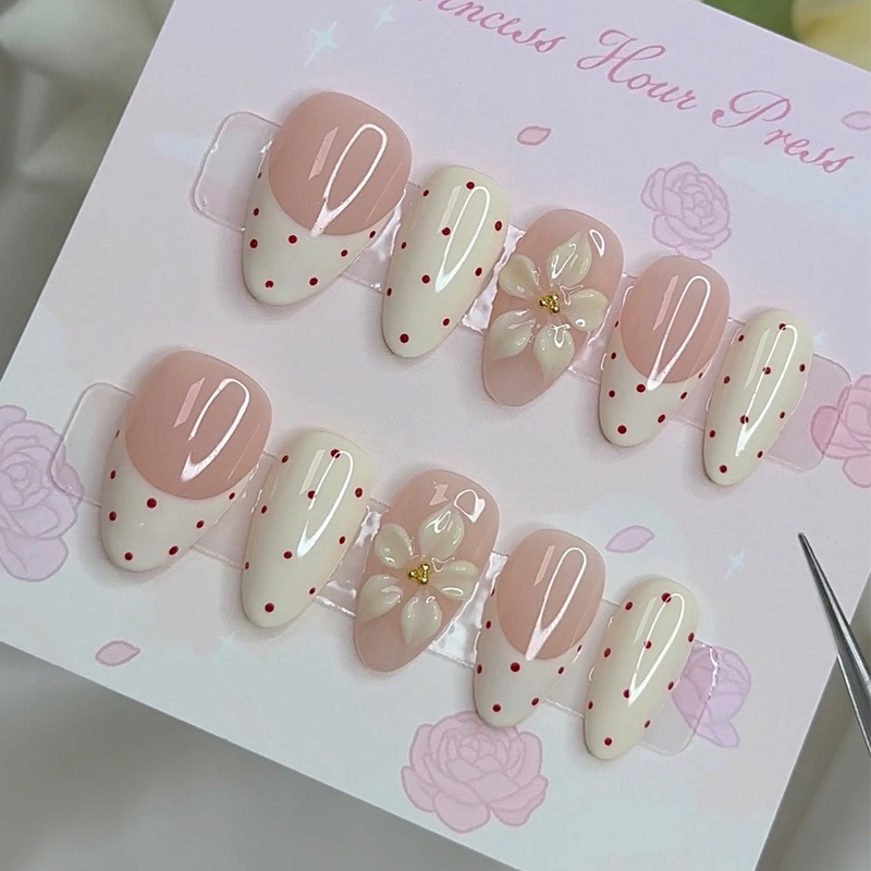 베스트셀러 네일아트용 프레스온 네일: 봄 크리미 오프화 - Nail Art Red Wine 리뷰 및 가격