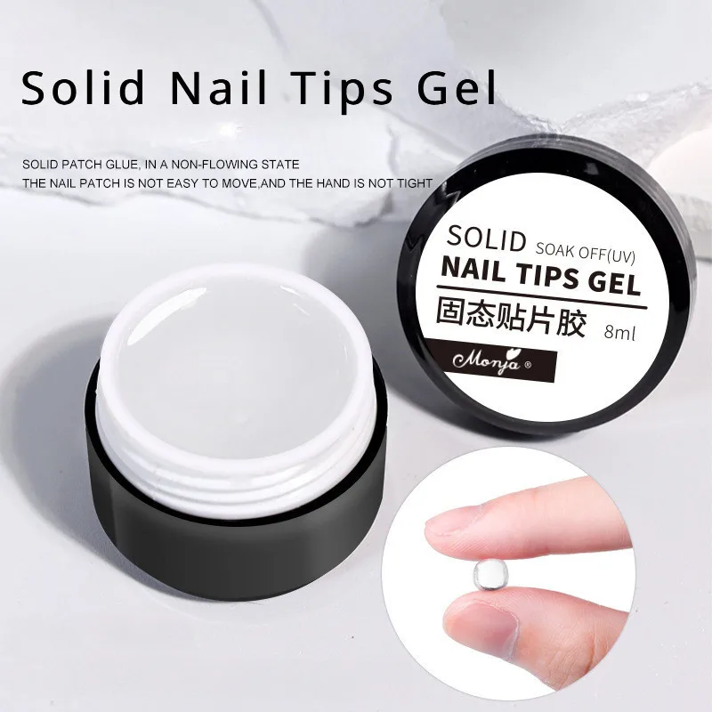 3개/세트 솔리드 네일 팁 젤 솔리드 스티커 네일 팁  - Nail Art Full Color 리뷰 및 가격