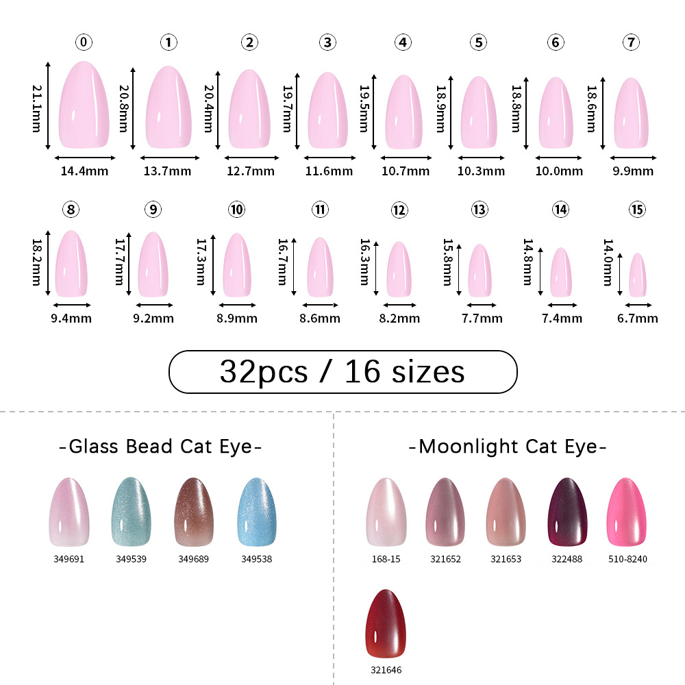 VITAGWX 32개 프레스온 네일 아몬드 네일 팁 페 - Nail Art Emerald 리뷰 및 가격