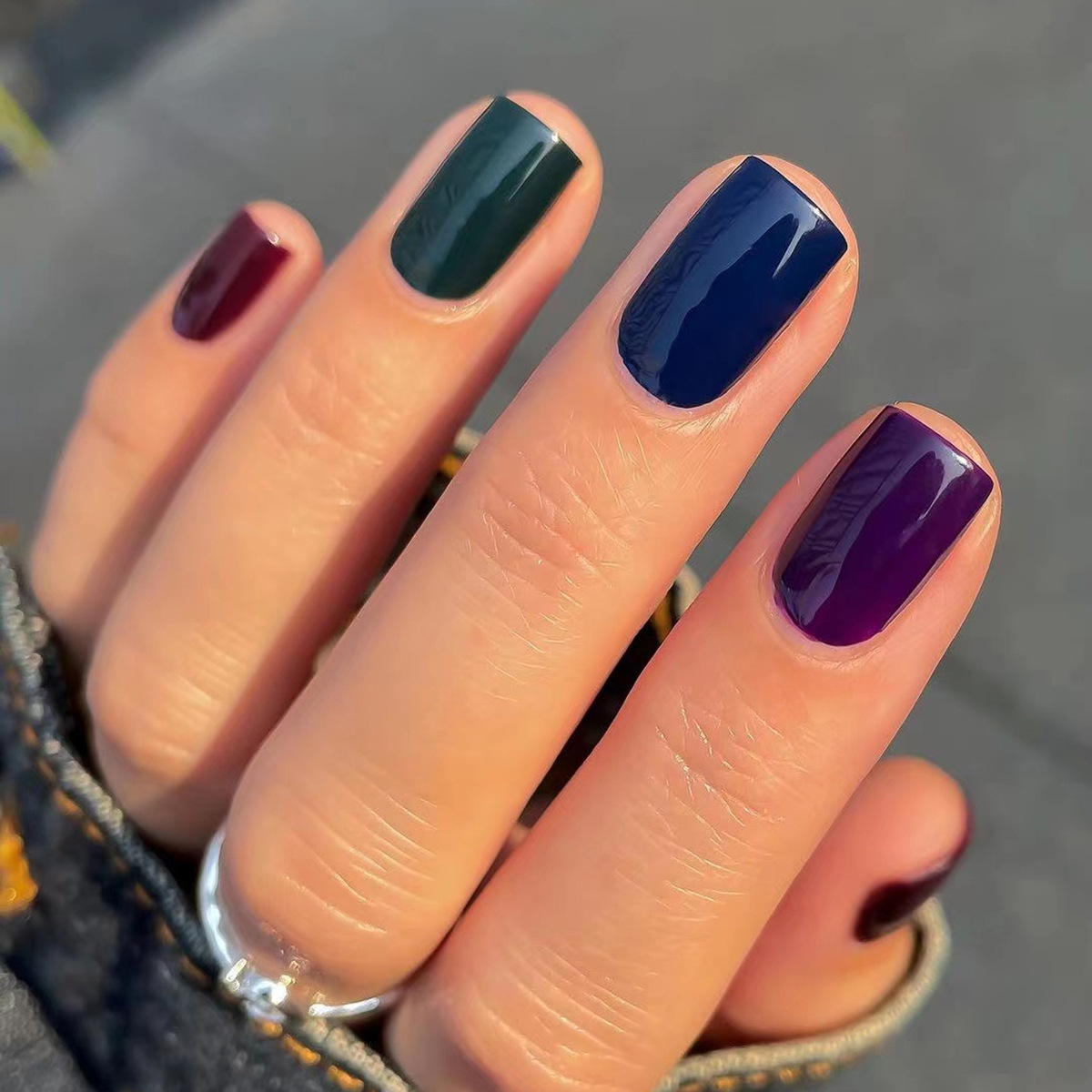 24개 와인 레드 풀커버 네일 팁 그라데이션 샤이니 금 - Nail Art Red Wine 리뷰 및 가격