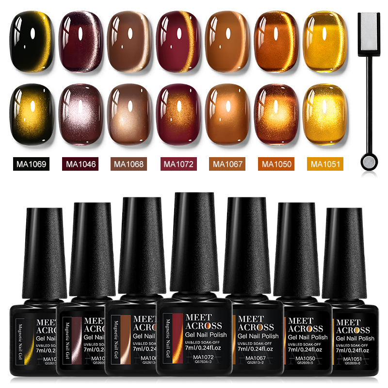 7ml 7개입 젤 네일 폴리쉬 세트 세미 퍼머넌트 UV - Nail Art Red Wine 리뷰 및 가격