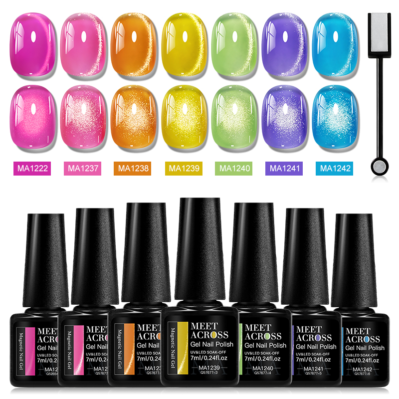 7ml 7개입 젤 네일 폴리쉬 세트 세미 퍼머넌트 UV - Nail Art Red Wine 리뷰 및 가격