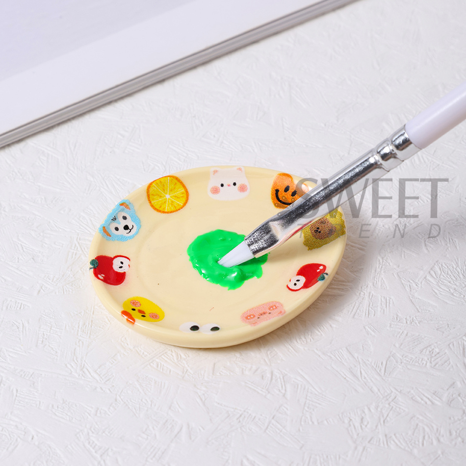 2pcs 만화 고양이 컬러 팔레트 네일 아트 믹싱 컬러 - Nail Art Full Color 리뷰 및 가격