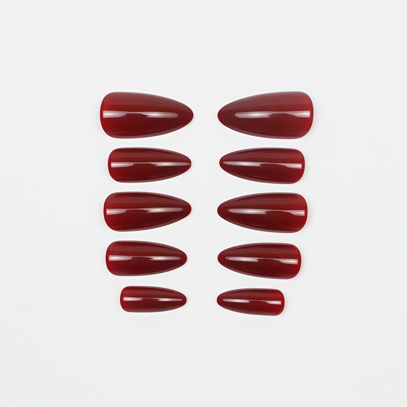 2026 신상 24개입 솔리드 컬러 와인 레드 무광 유 - Nail Art Red Wine 리뷰 및 가격