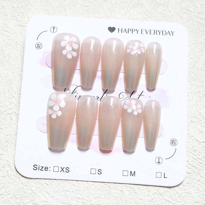 10개 여성용 프랑스 스타일 고급 3D 릴리프 페탈 고 - Nail Art Flower 리뷰 및 가격