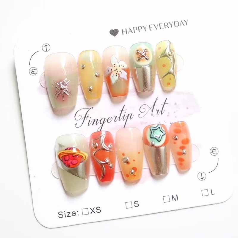 10개 여성용 프랑스 스타일 고급 3D 릴리프 페탈 고 - Nail Art Flower 리뷰 및 가격