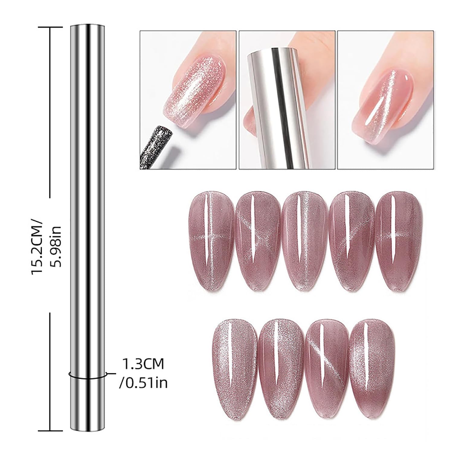 10개 고양이 눈 자석 세트 네일 아트 3D 효과 마그 - Nail Art Full Color 리뷰 및 가격
