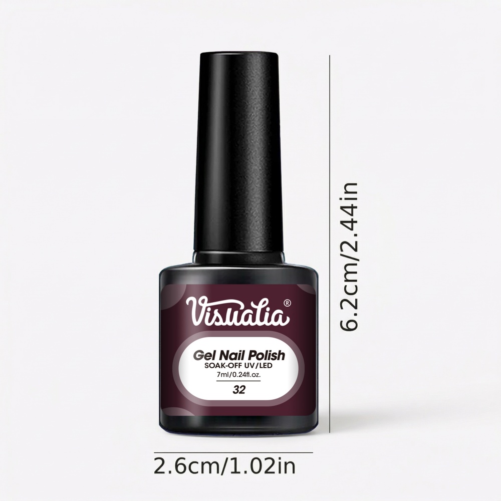 비주아티아 7ml 버건디 레드 네일 젤, UVLED 제 - Nail Art Red Wine 리뷰 및 가격