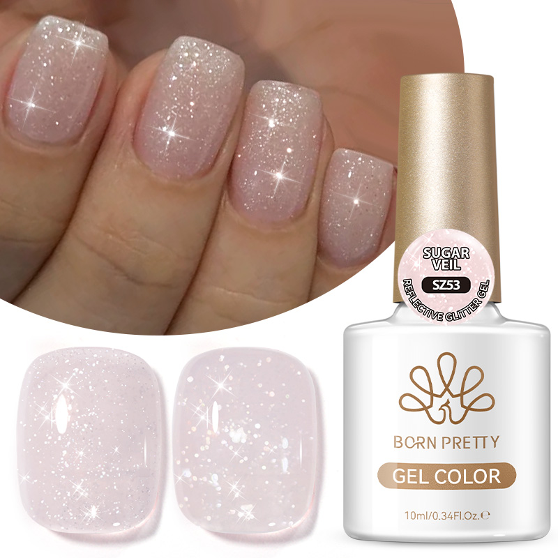BORN PRETTY 10ml 와인 레드 반사 글리터  - Nail Art Red Wine 리뷰 및 가격