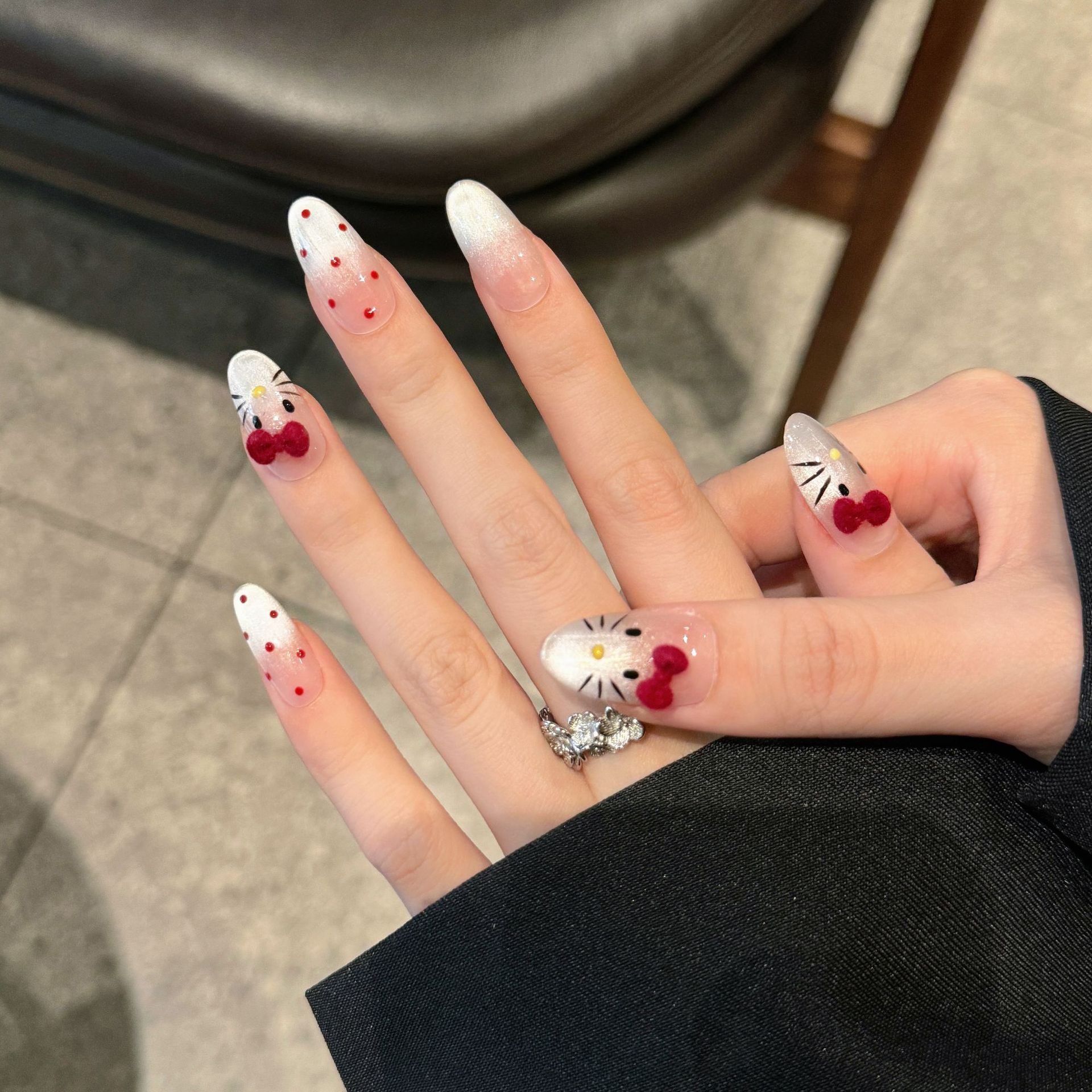10개입 순수 수제 타원형 네일 아트, 아름다운 가짜  - Nail Art Emerald 리뷰 및 가격