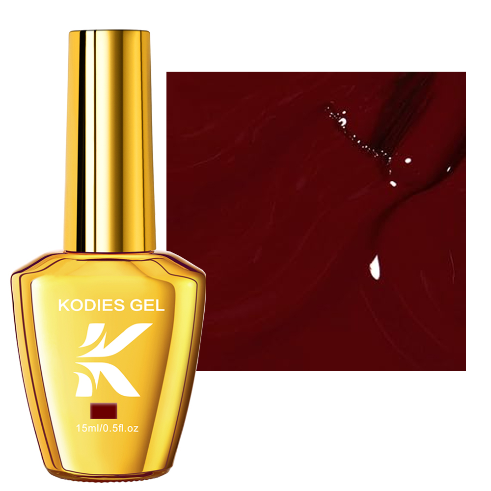 KODIES 젤 부르고뉴 레드 젤 매니큐어 15ML 젤 - Nail Art Red Wine 리뷰 및 가격